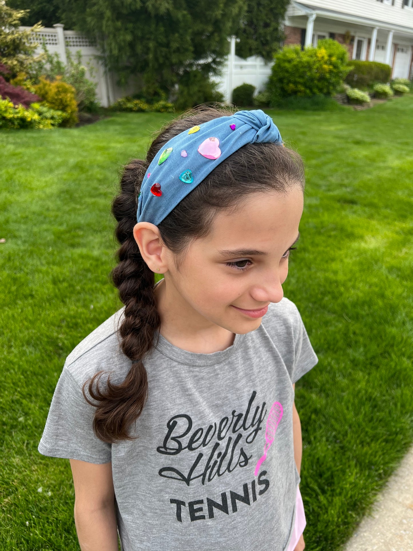 Variety Heart Denim Headband π