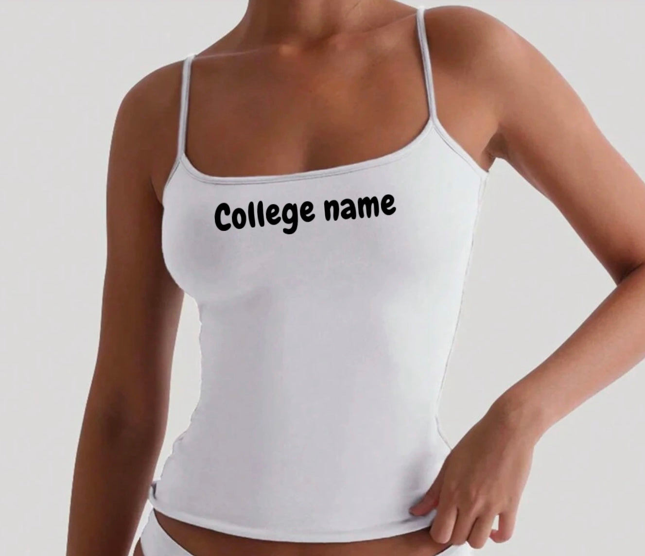 College tank top