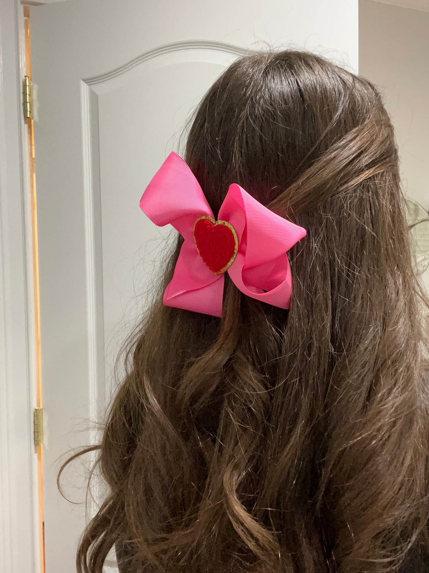 Red Heart Valentines Bow ❤️