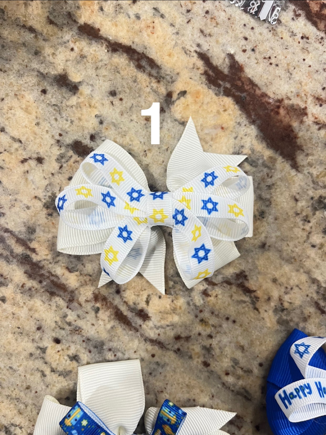 Mini Hanukkah Bow 🕎￼