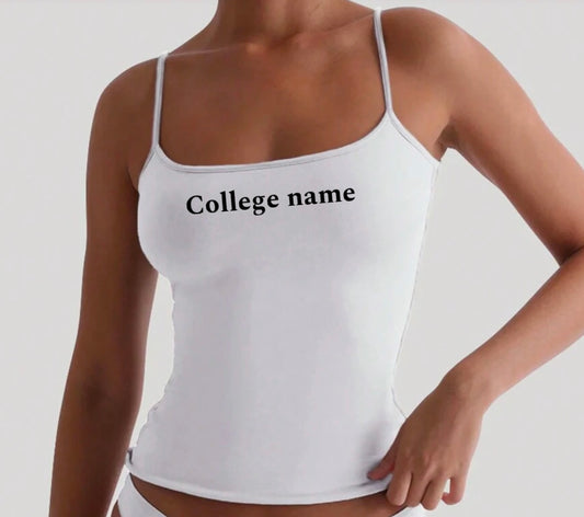 College tank top