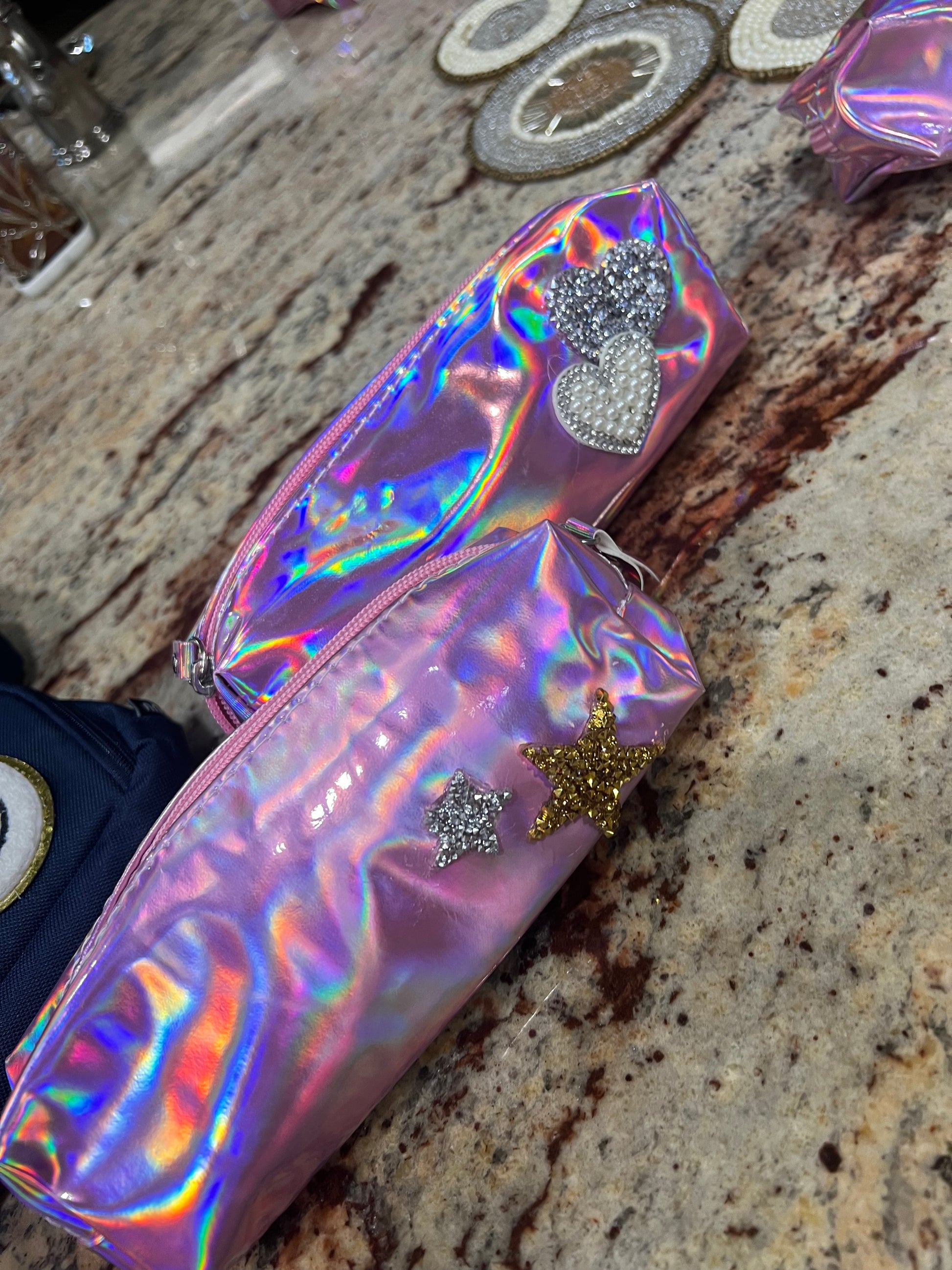 holographic mini backpack pencil case Holographic Pencil Case ✨💖 – Donating Divas