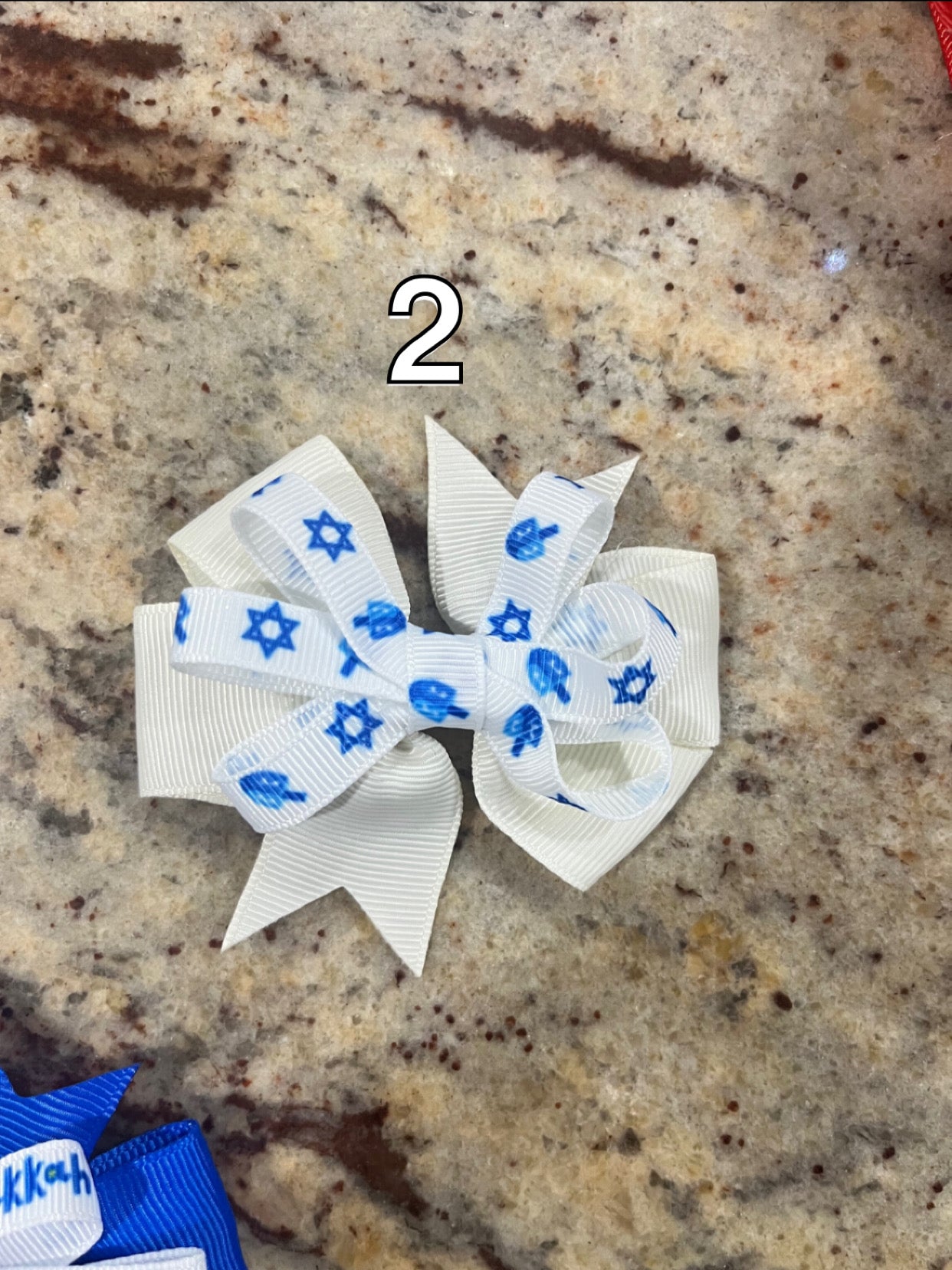 Mini Hanukkah Bow 🕎￼