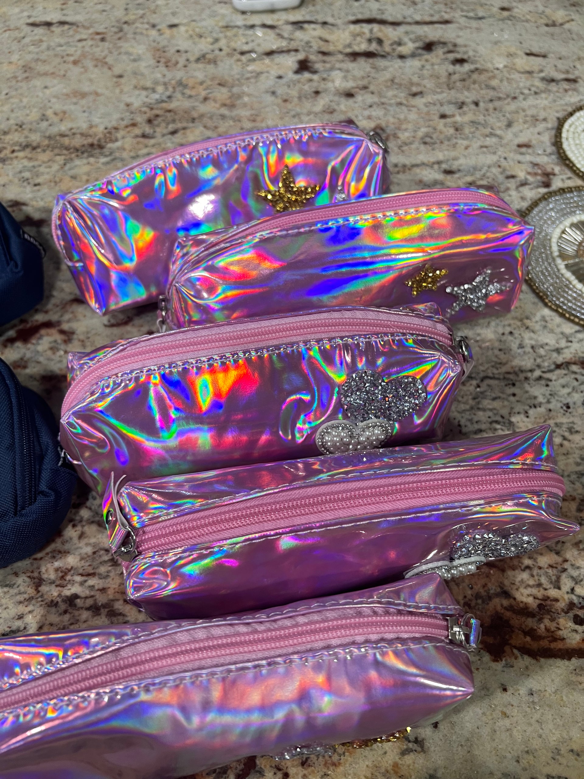 holographic mini backpack pencil case Holographic Pencil Case ✨💖 – Donating Divas